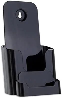 professional business card holder on office desk